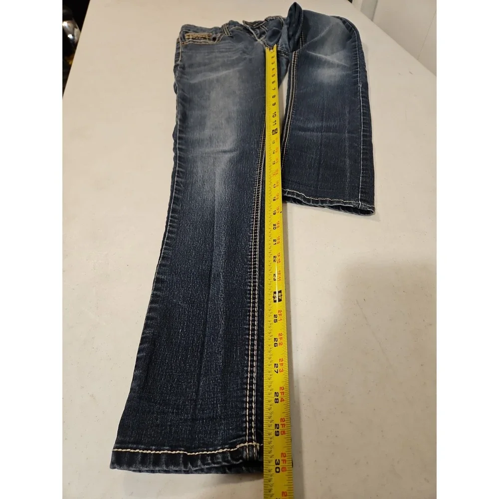 WISHFUL PARK Sophia Skinny Stretch Youth Girls Size 5 Medium Wash Blue Jeans(518
